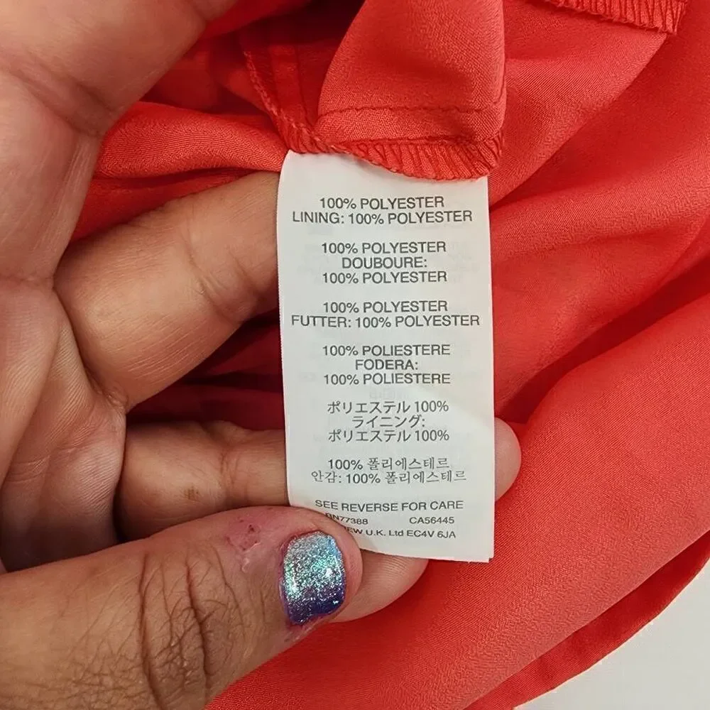 J.Crew Size 12 Red A Line Skirt Lined Lace Q4
